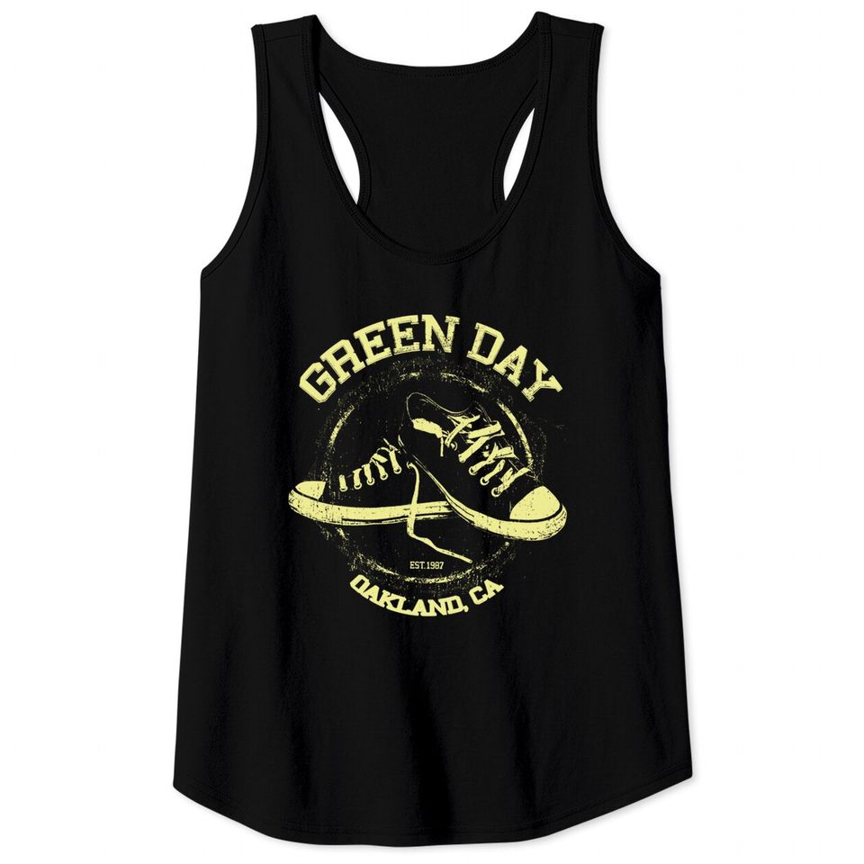 Men's Green Day All-Star Green Tank Tops