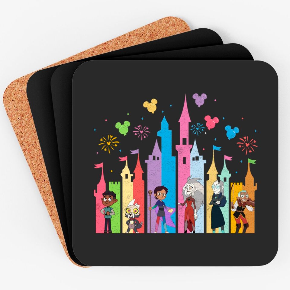 Disney Castle The Owl House Coasters