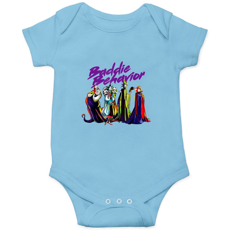 Disney Villains Baddie Behavior Onesies