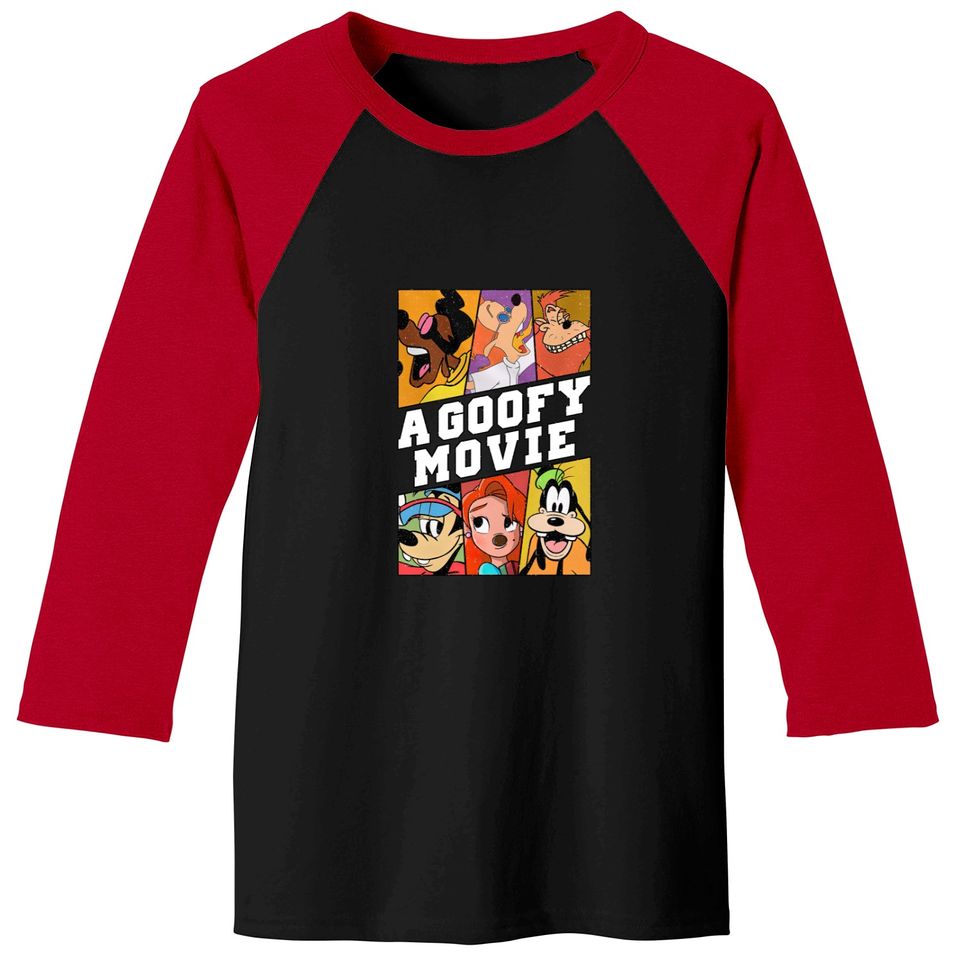 Disney A Goofy Movie Panel Character  Baseball Tees