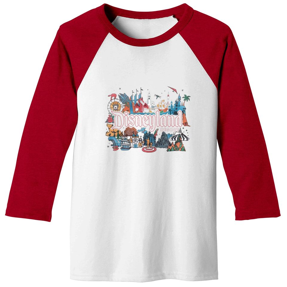 Disneyland Resort Baseball Tees, Disneyland Baseball Tees