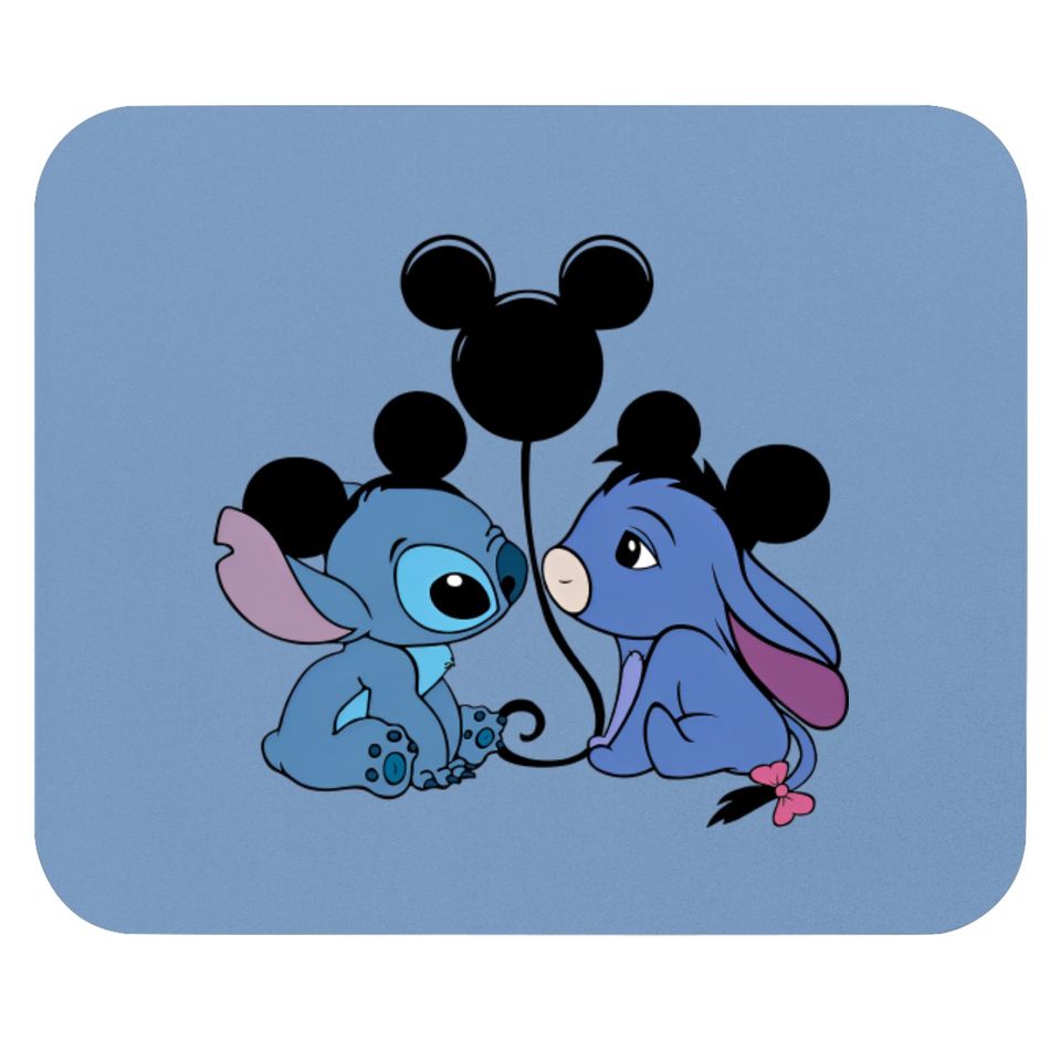 Stitch and Eeyore Mouse Pads, Disney Mouse Pads