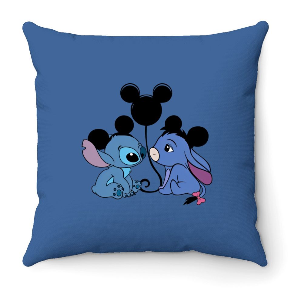 Stitch and Eeyore Throw Pillows, Disney Throw Pillows