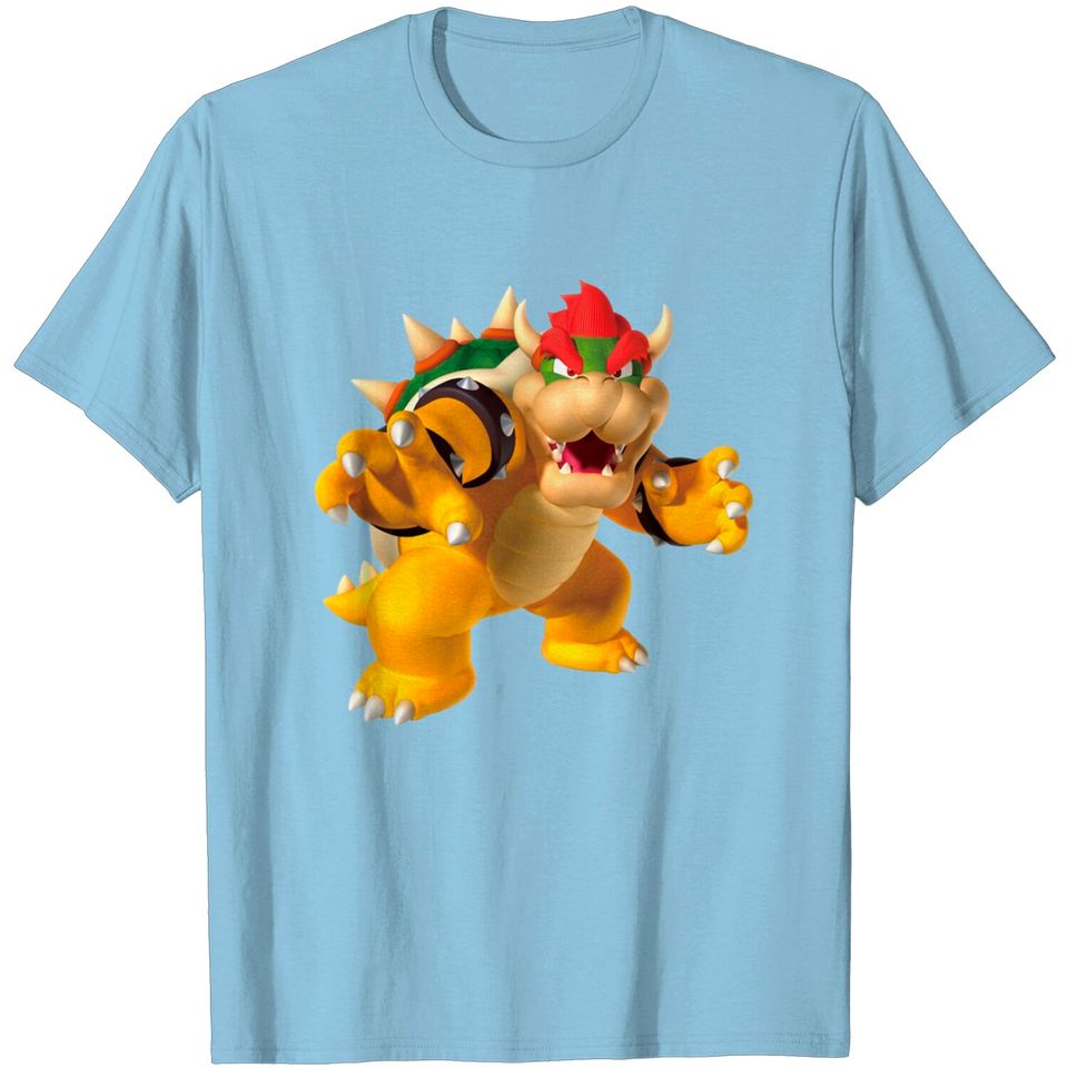 Mario T-Shirts Super Mario Bowser 3D Poster