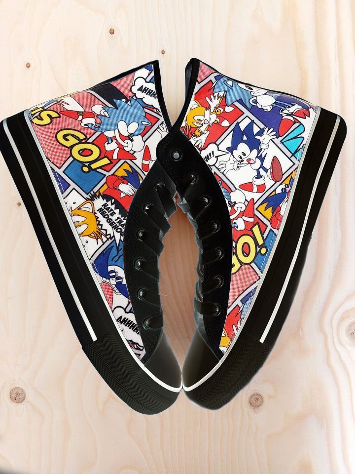 Sonic The Hedgehog Lets Go sneakers