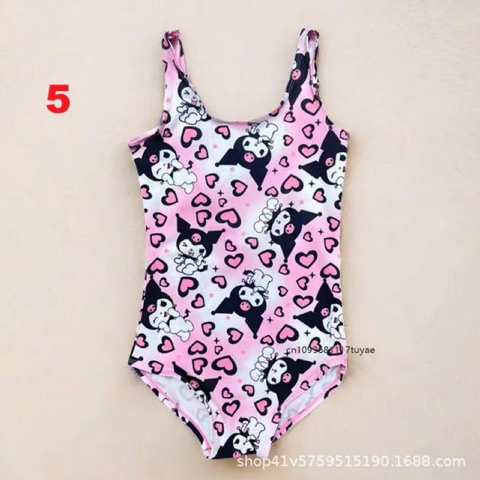 Hello Kitty Cartoon One-piece Swimsuits