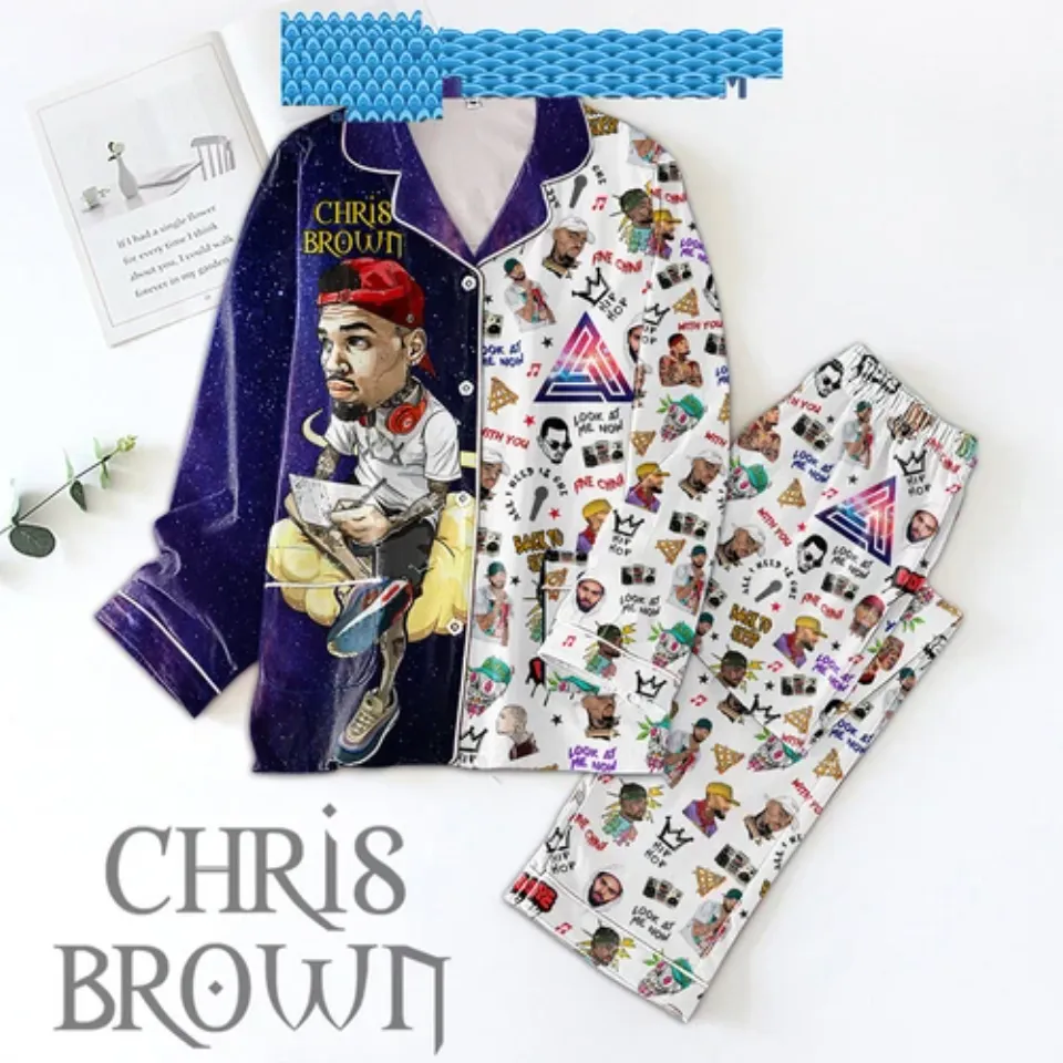 Chris Brown Back To All I Need Is Pajamas Set
