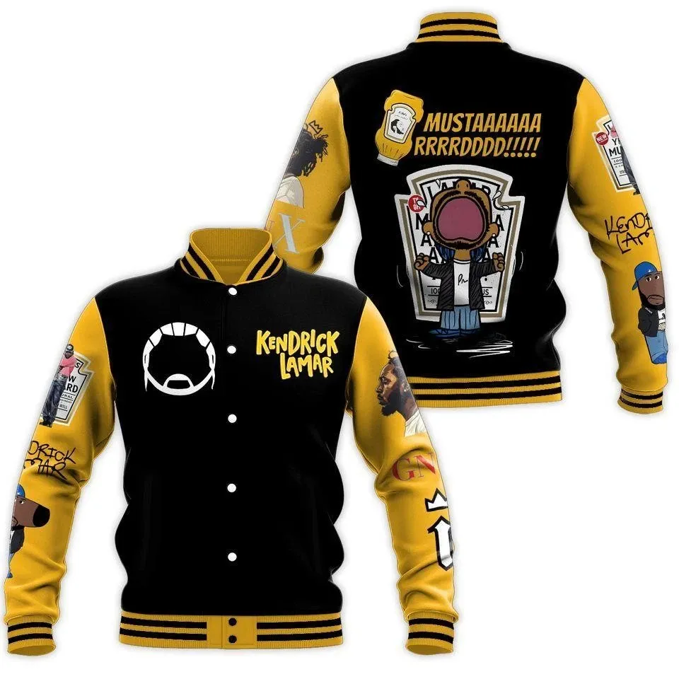 Kendrick Lamar Mustard Not Like Us Not Enough GNX Baseball Jacket