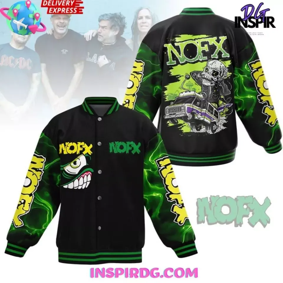 NOFX Rock Band baseball Jacket