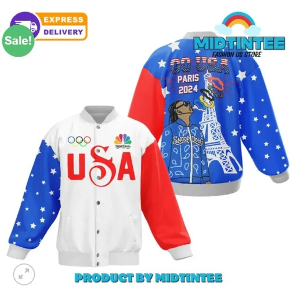 Snoop Dogg 2024 Baseball Jacket