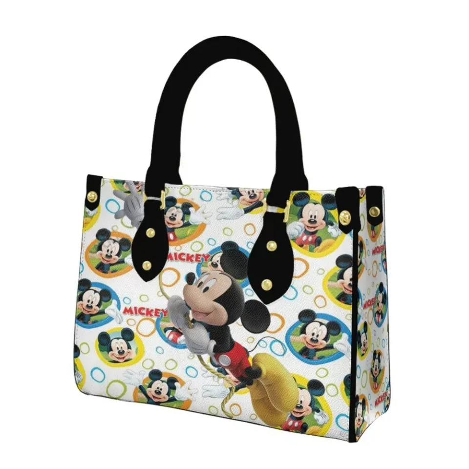 Mickey Mouse Ears Leather Handbag, Mickey Mouse Lovers Gift