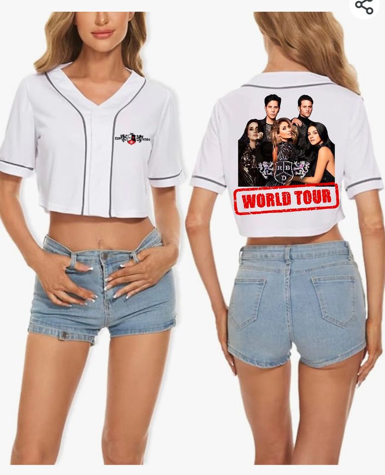 RBD Crop Top Baseball Jersey