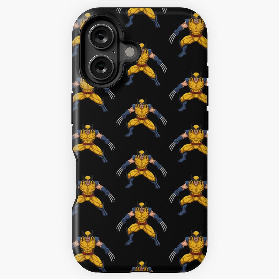 Wild wolverine. iPhone Case