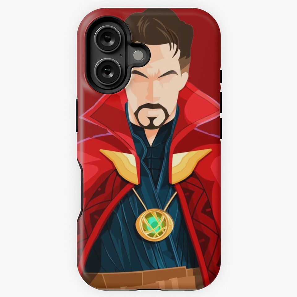 Dr strange cartoon iPhone Case