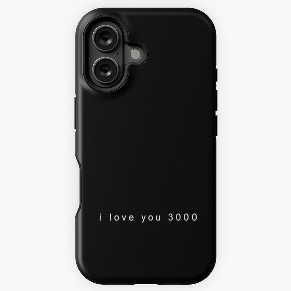 Iron man I love you 3000 iPhone Case