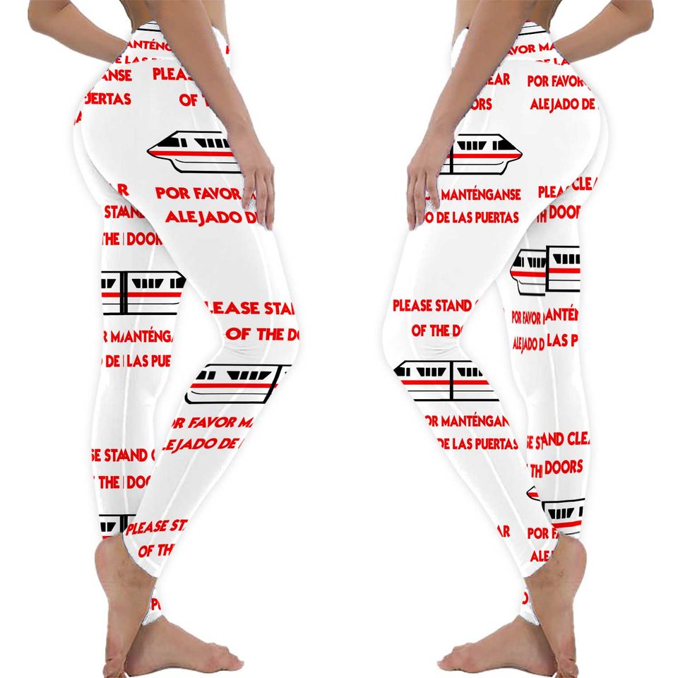 Red Monorail Leggings