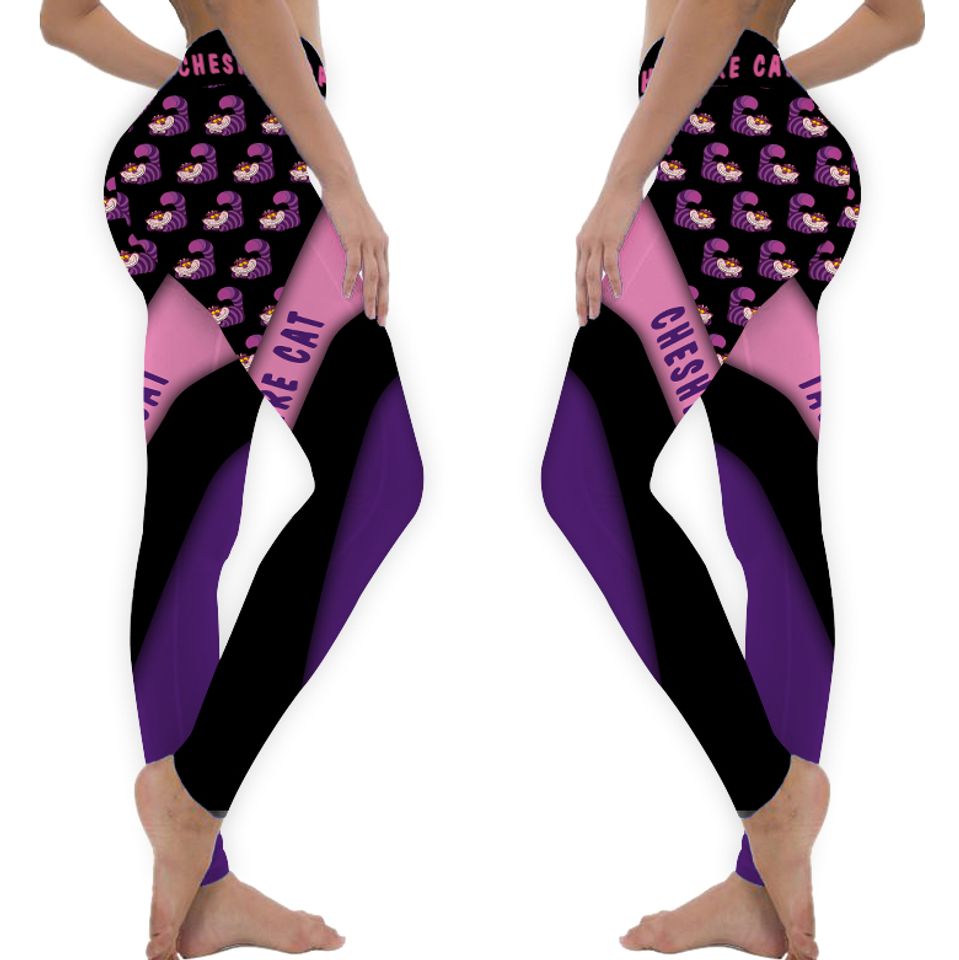 Summer Cheshire Cat Hoodie Set Yoga Pants