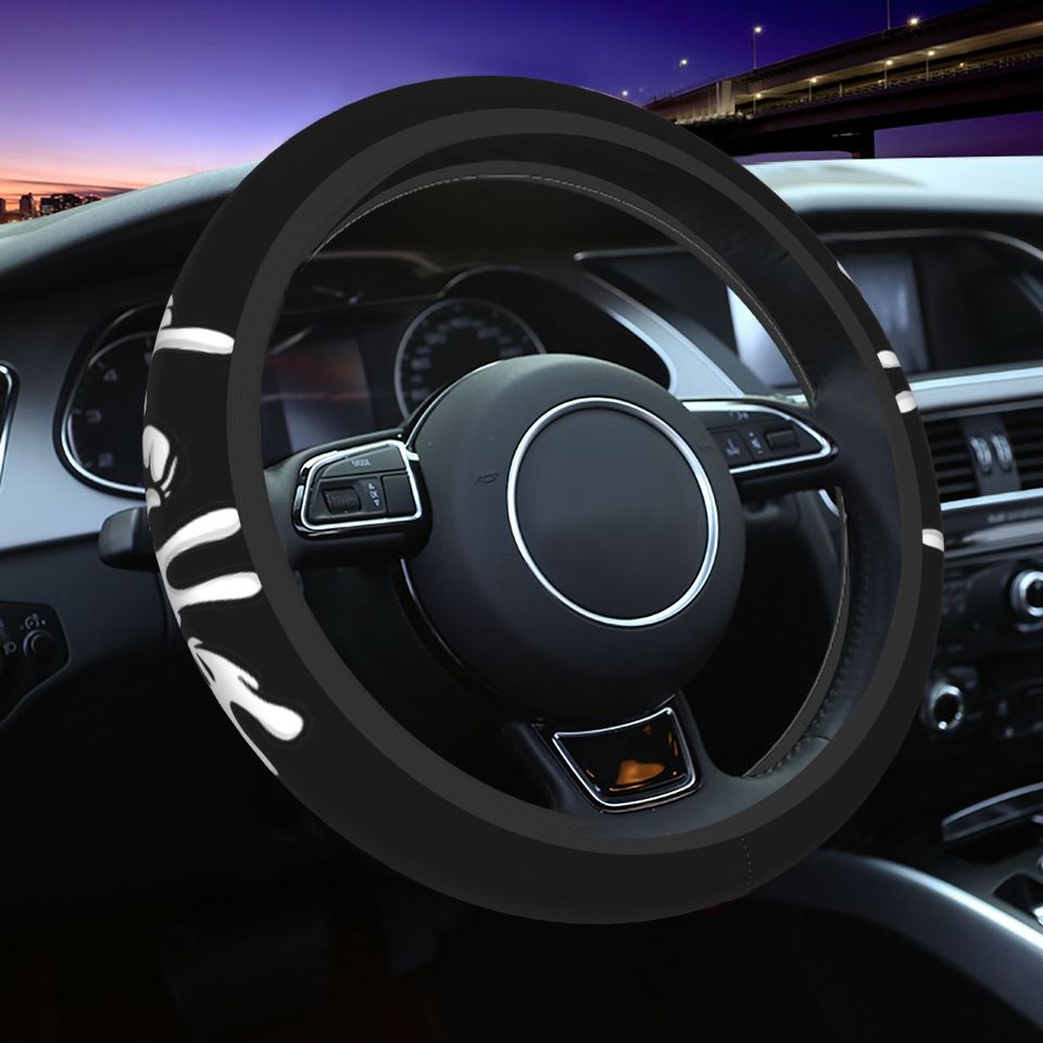 Car Steering Wheel Cover Love Hands Mickey Mouse