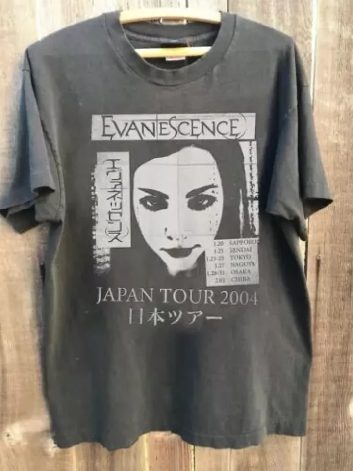 90s remake Evanescence Japan Tour Charcoal T-Shirt