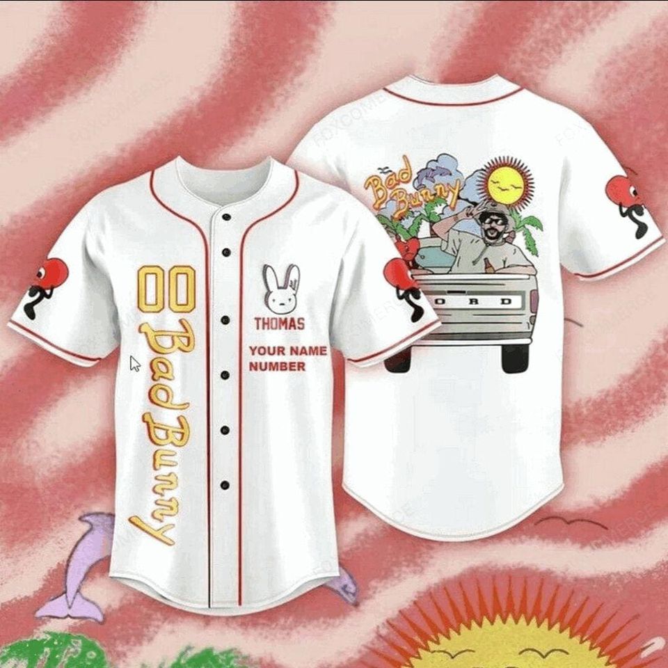Bad Bunny Jersey Summer Baseball Jersey, Bad Bunny Summer Shirts