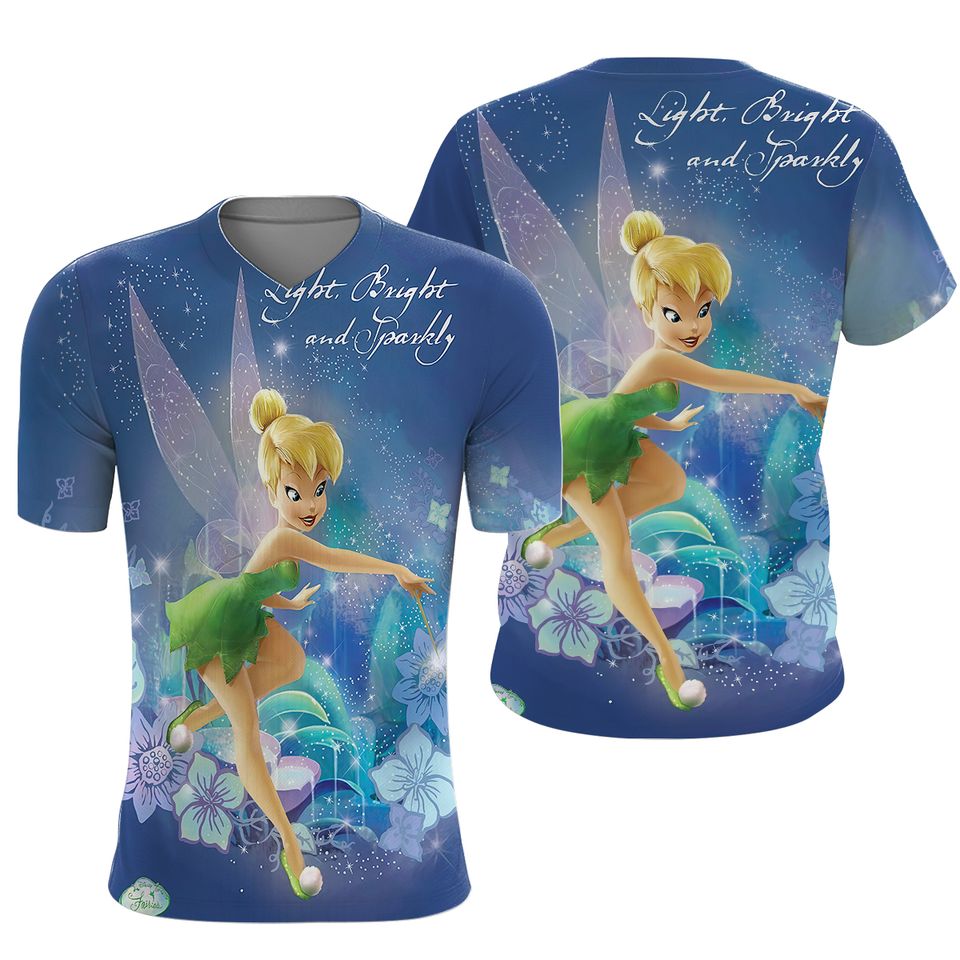Tinker Bell Disney Shirt, Disney 3D Printed Shirt