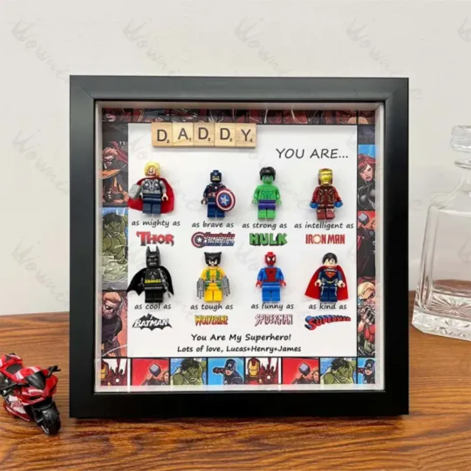 Brave Hero Frames - Custom Super Dad Gift Box