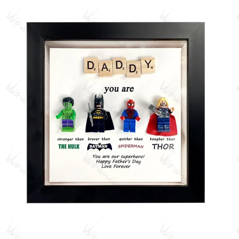 Brave Hero Frames - Custom Super Dad Gift Box