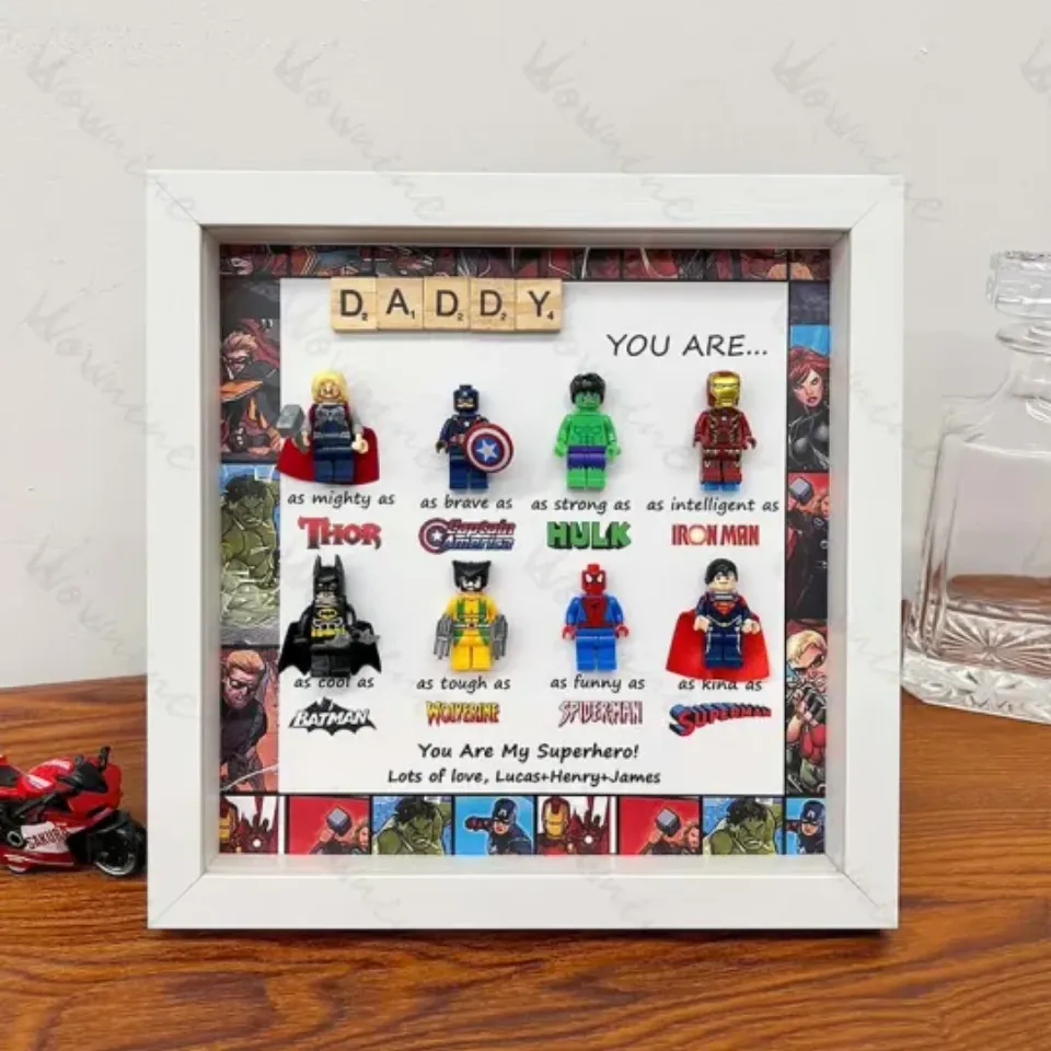 Brave Hero Frames - Custom Super Dad Gift Box