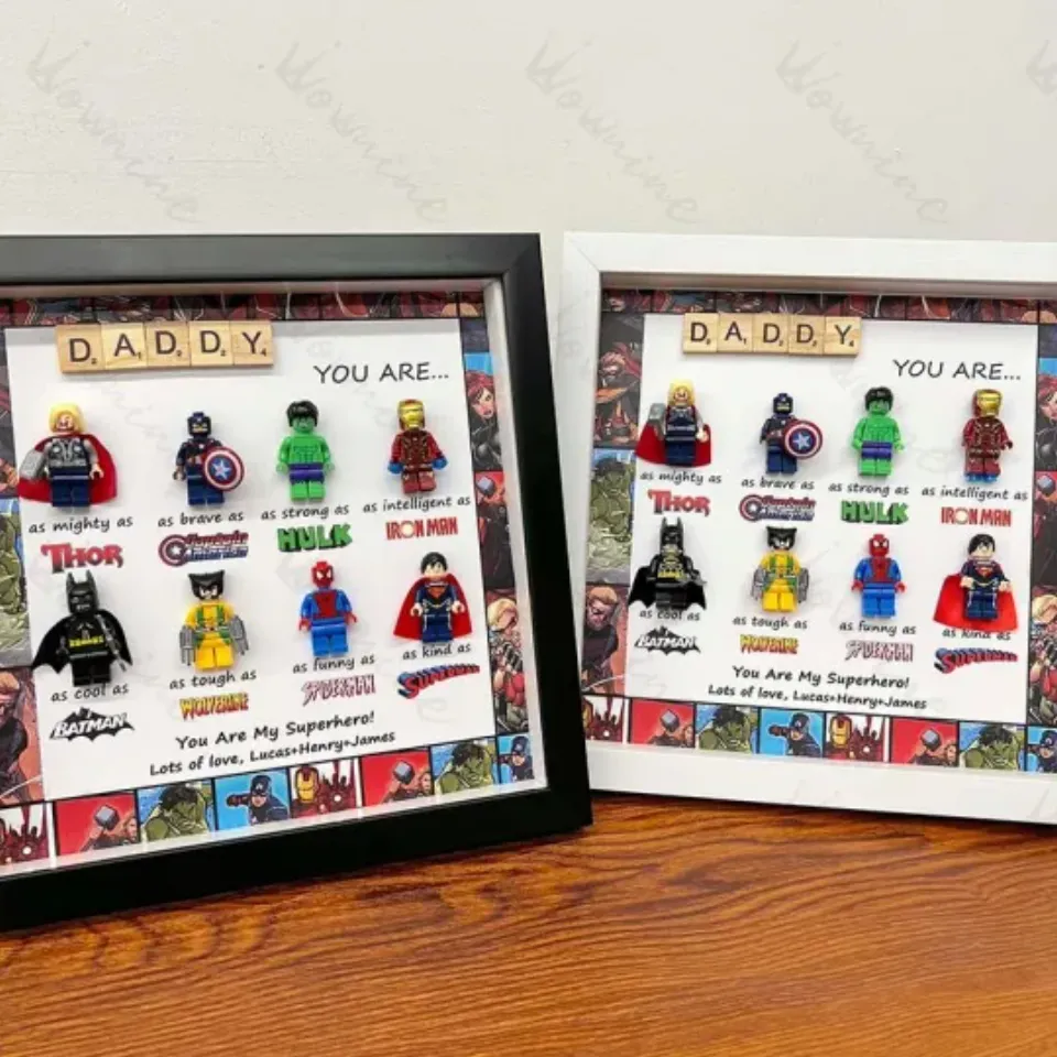 Brave Hero Frames - Custom Super Dad Gift Box