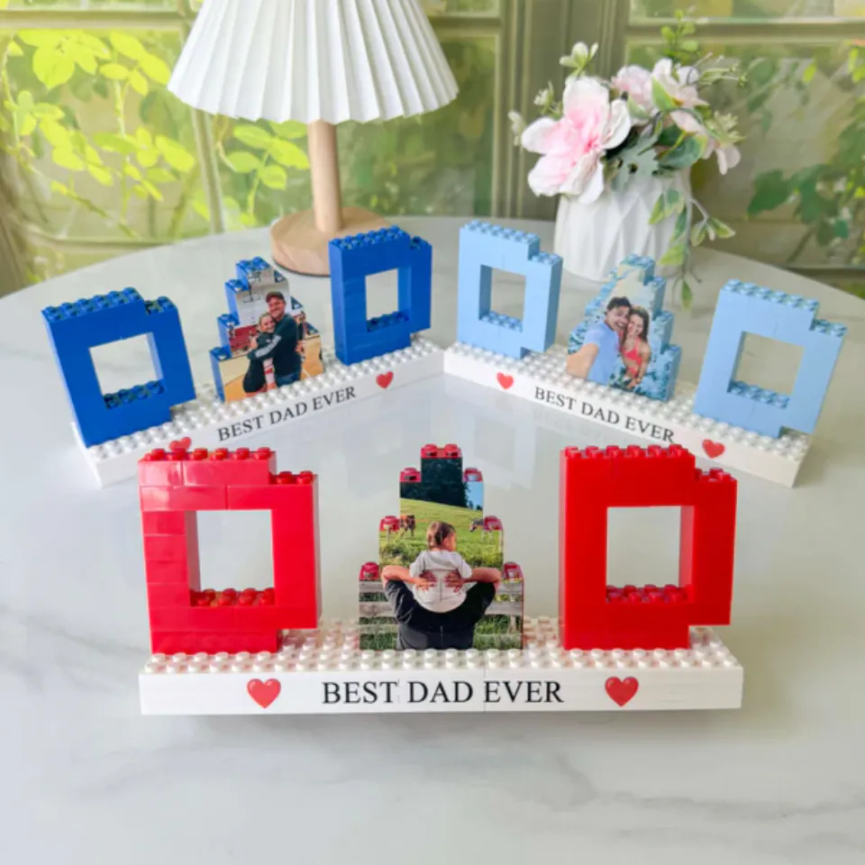 Custom Photo Brick Puzzle – Perfect Father’s Day Gift for Dad