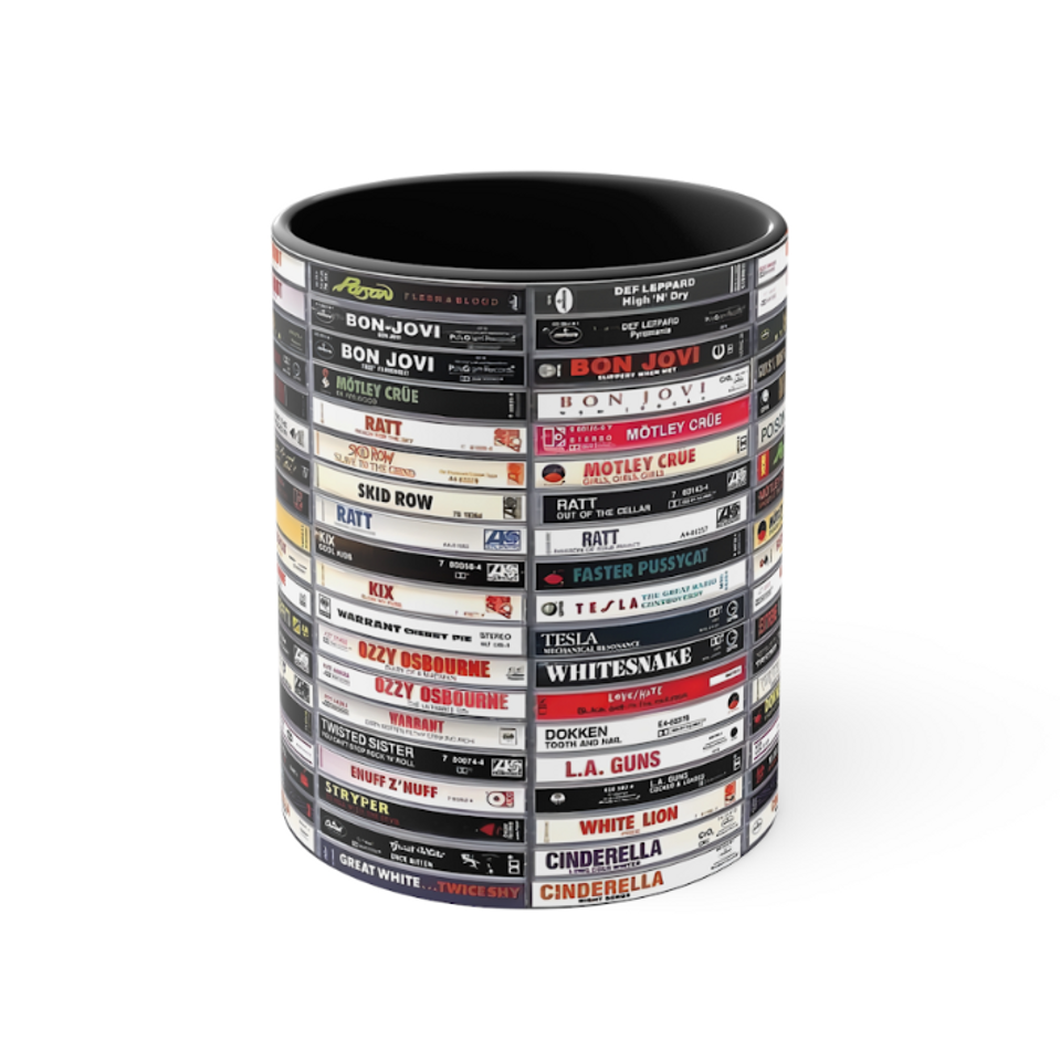 Metal Heavy Metal Kings Classic Tapes Accent Coffee Mug