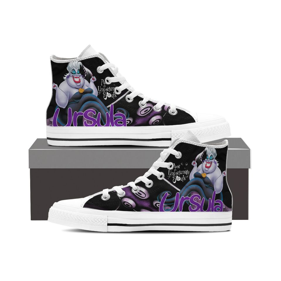 Ursula Disney High Top Sneakers