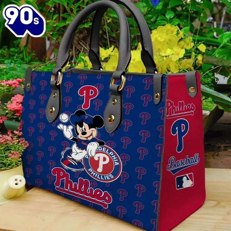 Philadelphia Baseball Team Philliess Leather Handbag