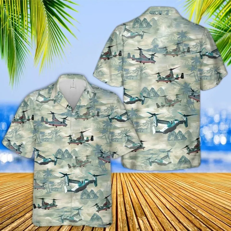 Bell Boeing V 22 Osprey Hawaiian Shirt