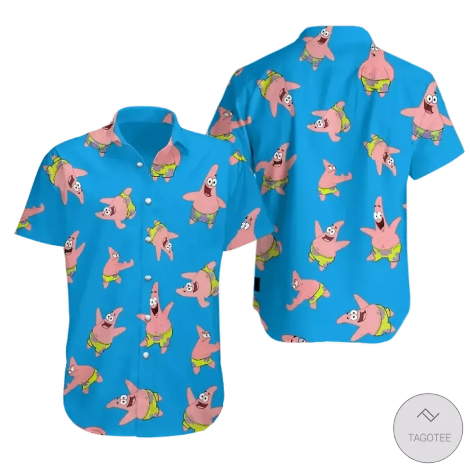 Patrick Star Inspired Hawaiian Shirt Unique Design