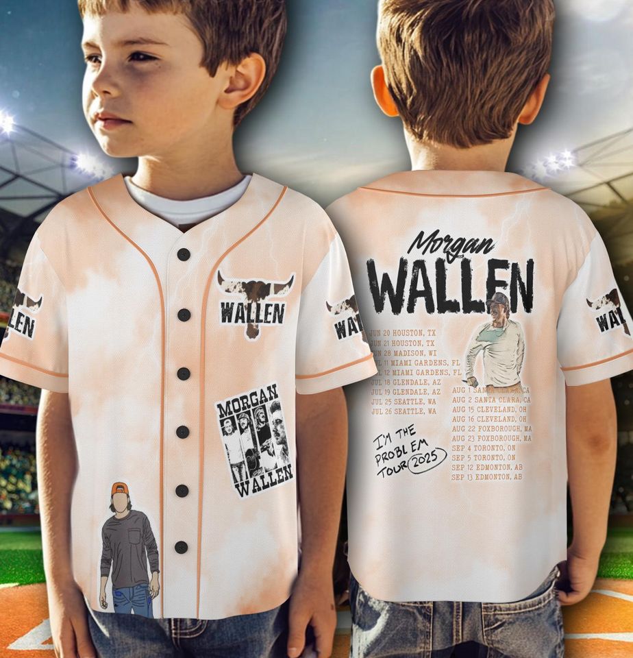 Wallen Western Baseball Jersey, I'm the Problem Tour Shirt, Country Music Lover Tee, Perfect for Concerts, Gift for Fans