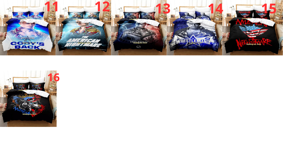 Cody Rhodes Bedding Set