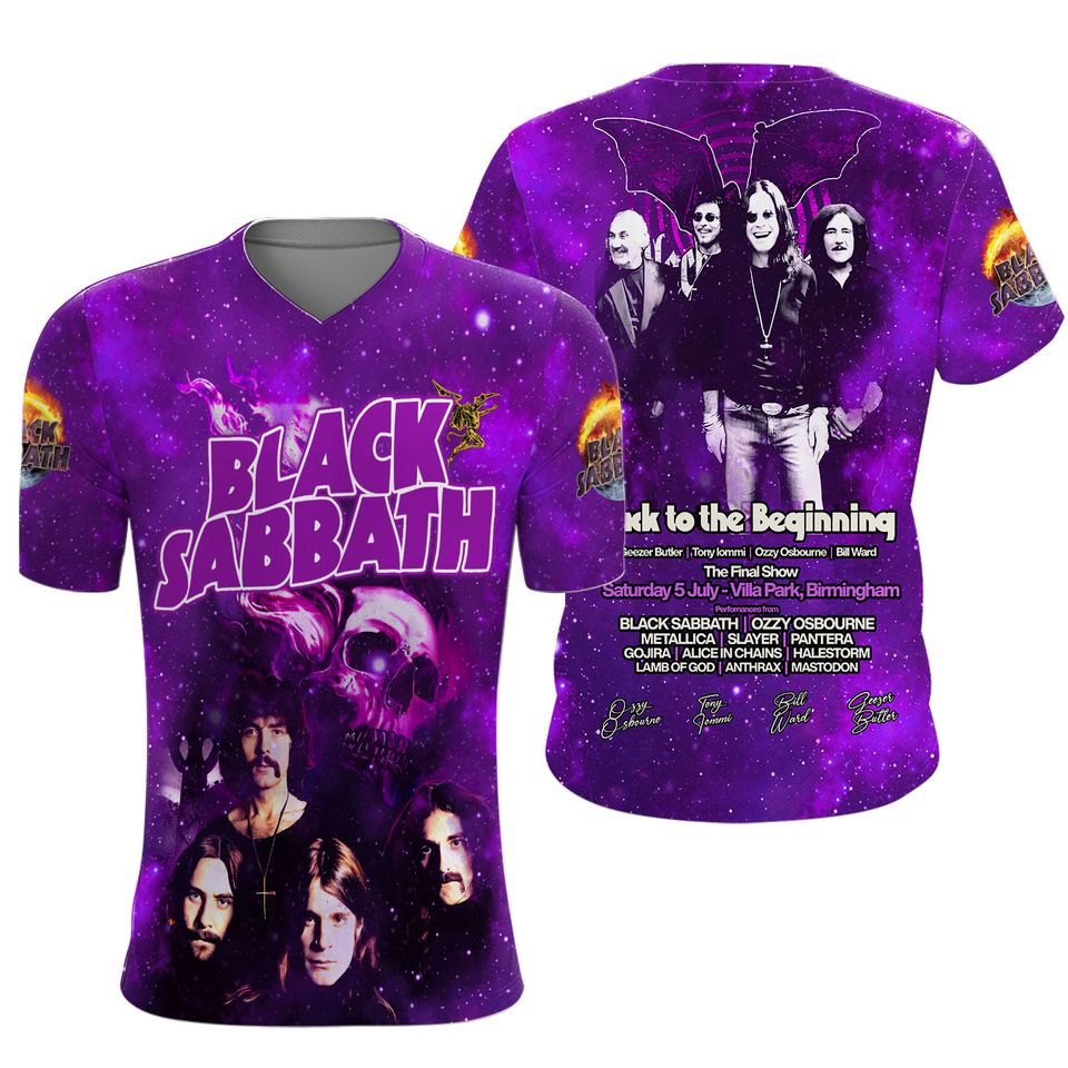 Black Sabbath Back To The Beginning Signature 3D T-Shirt