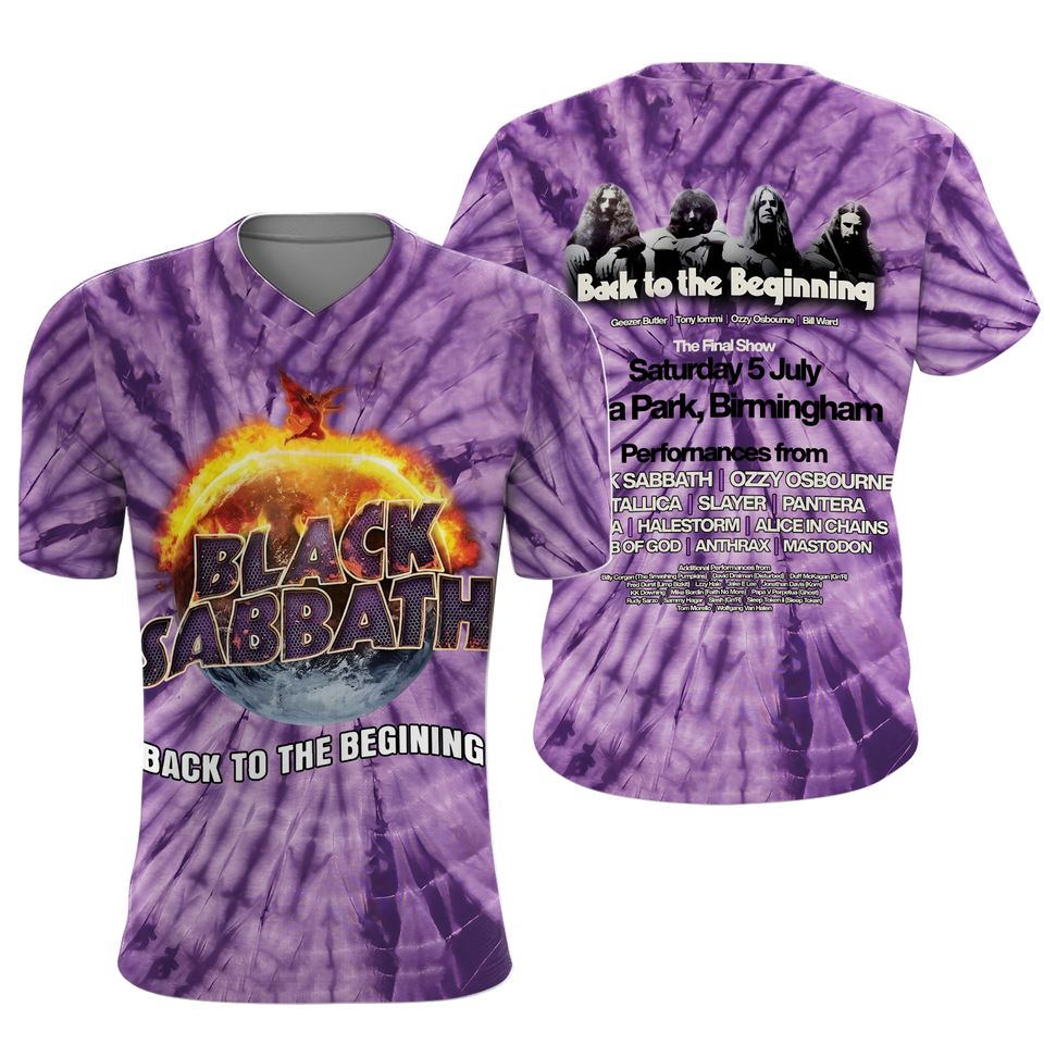 Black Sabbath Back To The Begining 3D T-shirt size S-5XL CT215