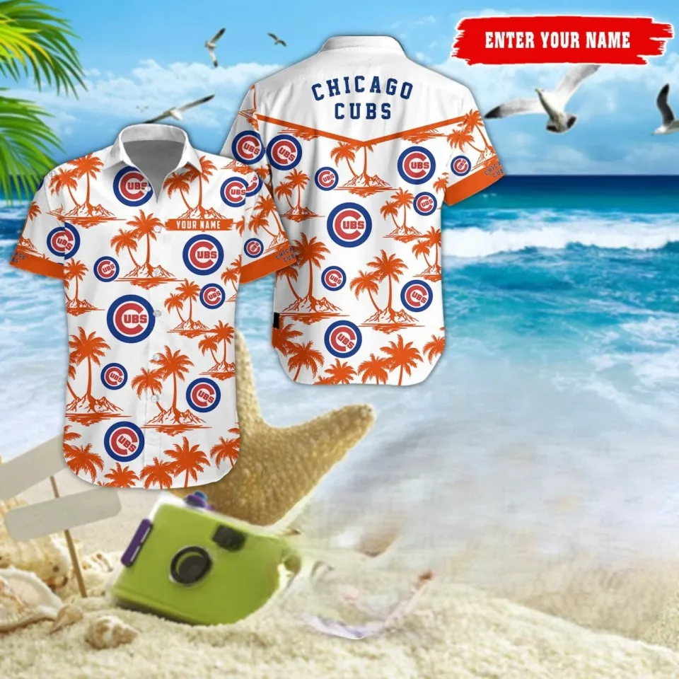 Chicago Cubs Island Breeze Custom Hawaiian Shirt
