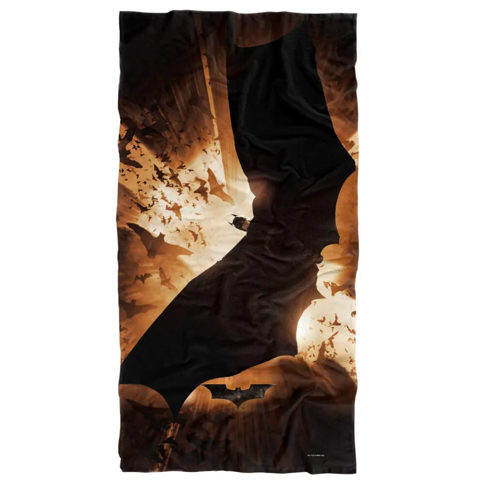 Batman Begins 30"x60" Poster Beach Towel Microfiber Lightweight Bath Official