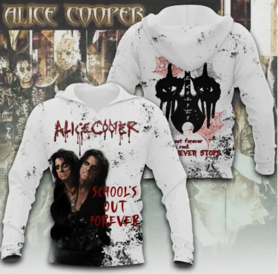 Alice Cooper 3D All Over Print Hooide