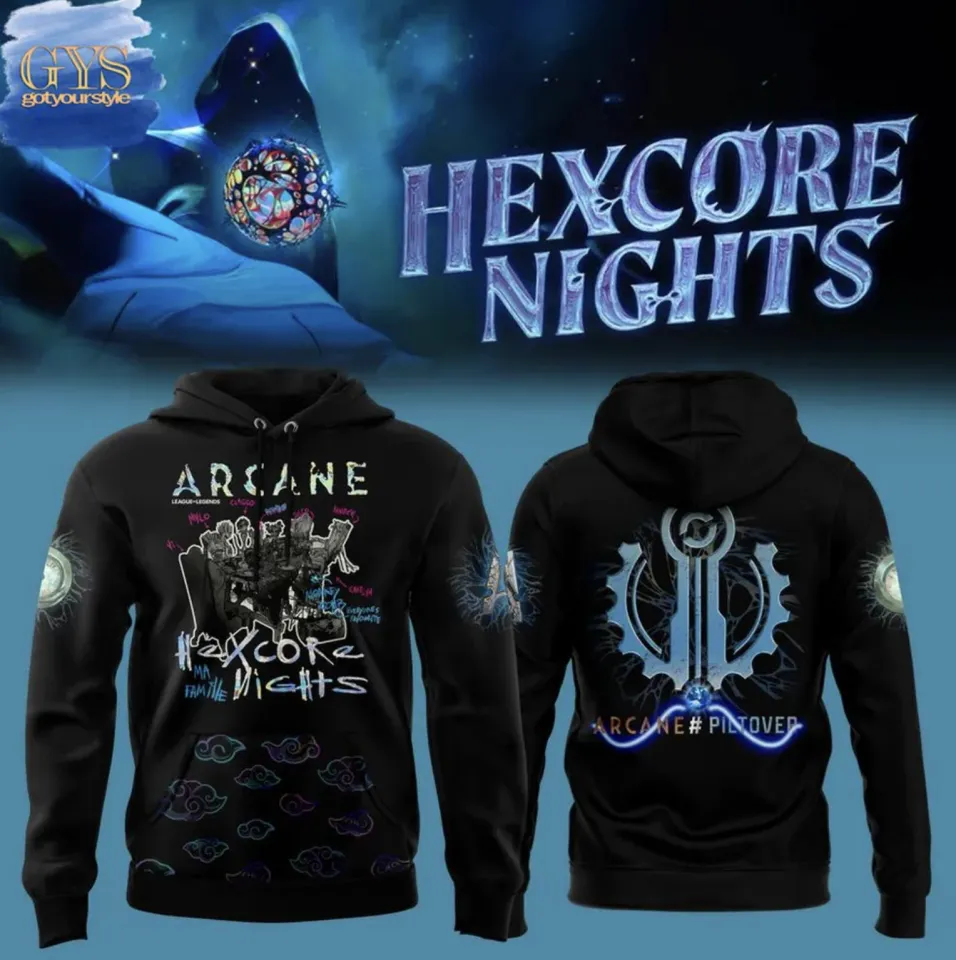 Arc*ane Hex*core Nights Limited Edition 3D Printed Hoodie