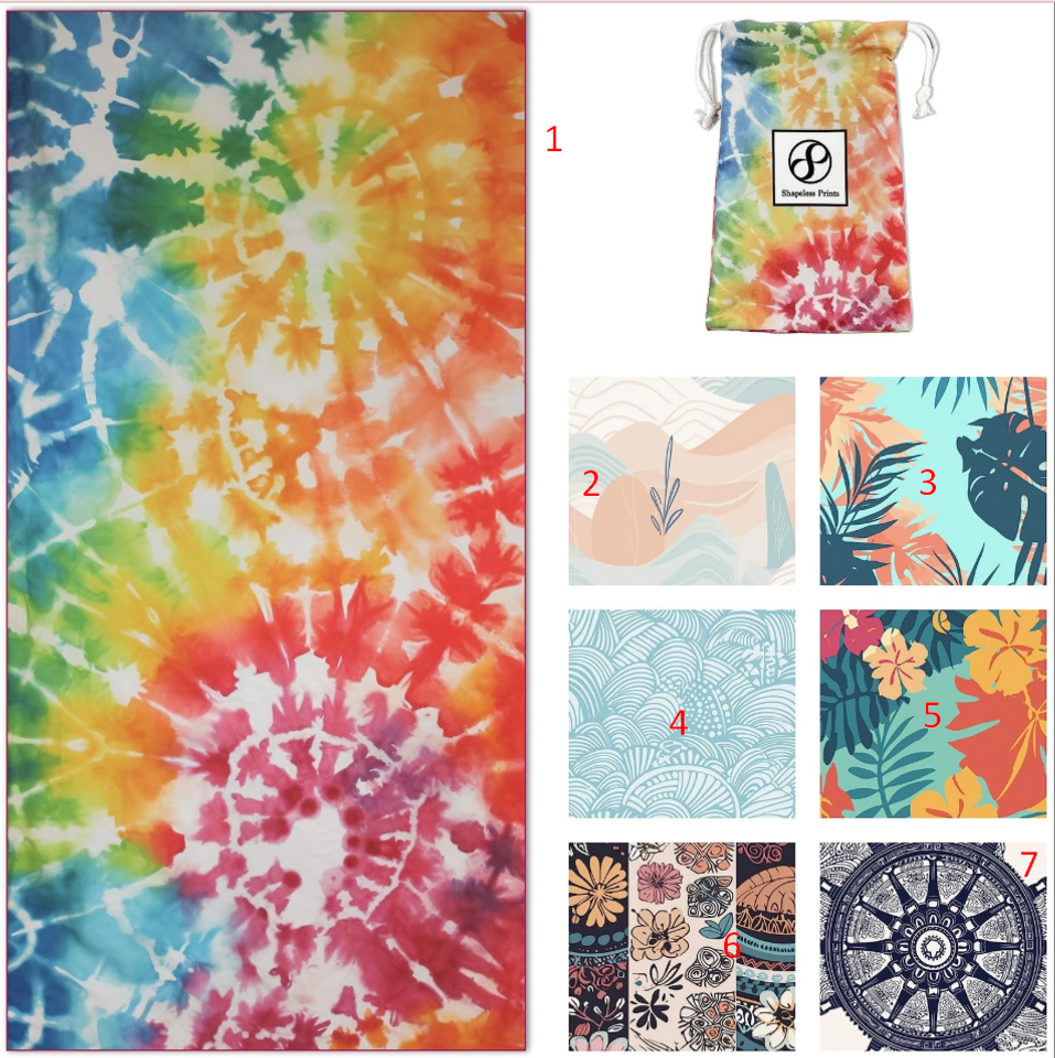 Microfiber Beach Towels - Soft & Lightweight - Absorbent Quick Dry Sand Free ...