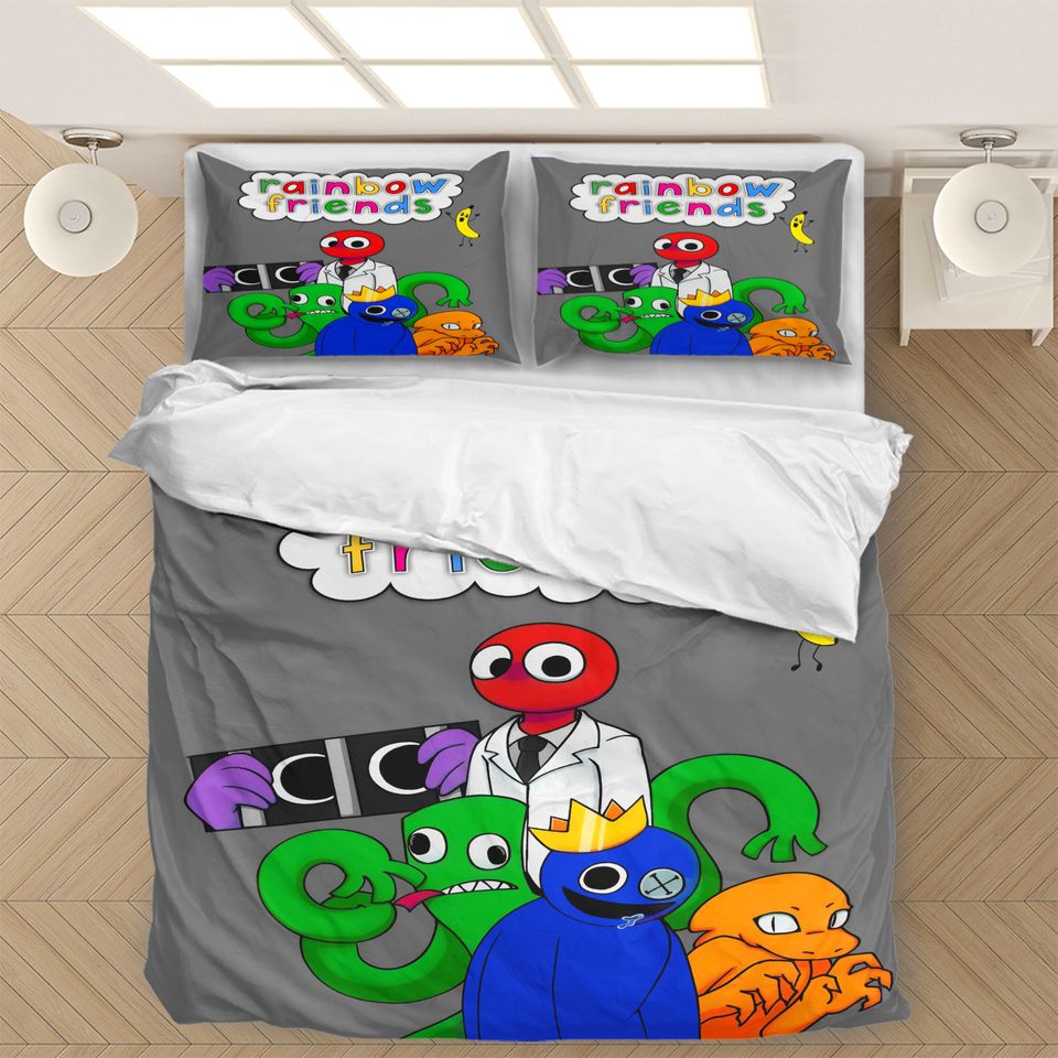 Rainbow Friends Collection Bedding Set