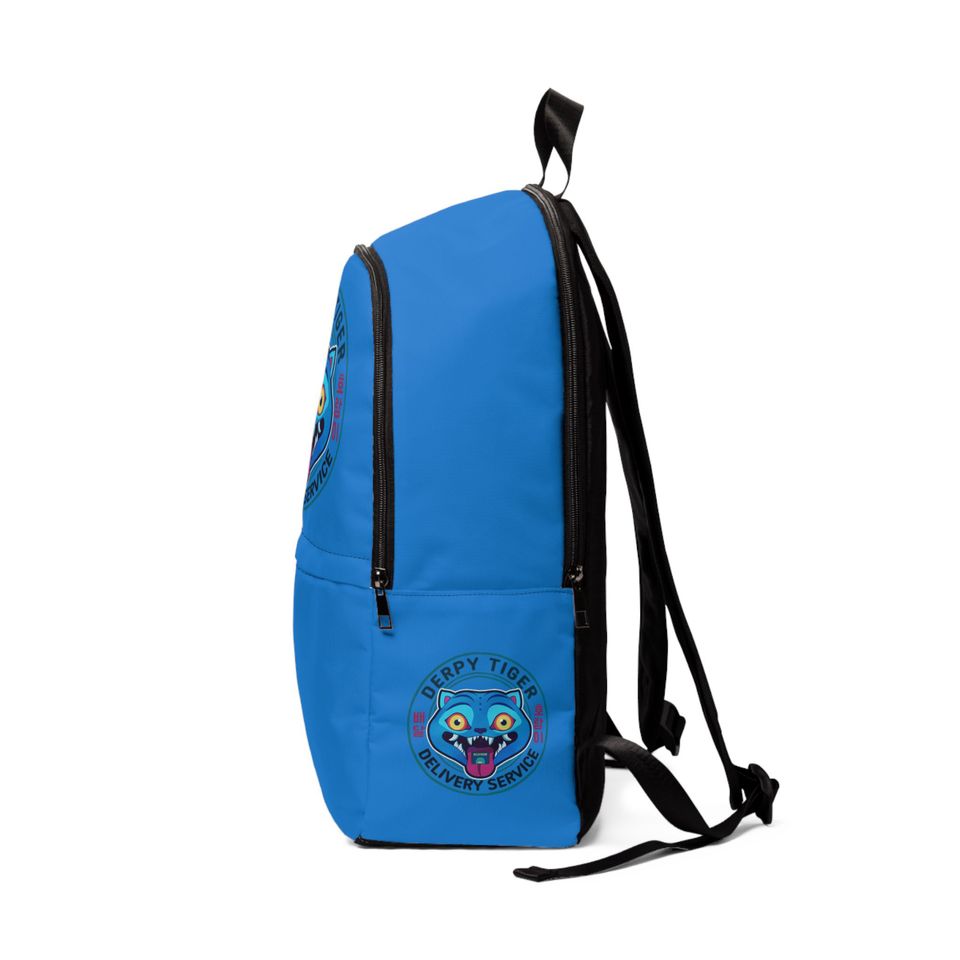 KPop Huntrix Blue Tiger Backpack for Men Women Casual Student