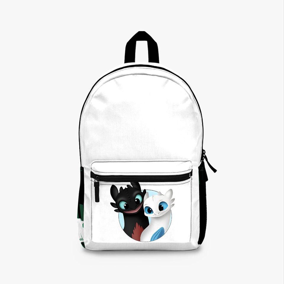 Toothless And Night Fury, Light Fury And Toothless Backpack