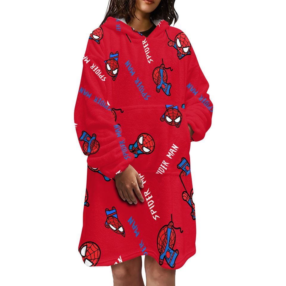 Spider-Man Oversized Blanket Hoodie One Size