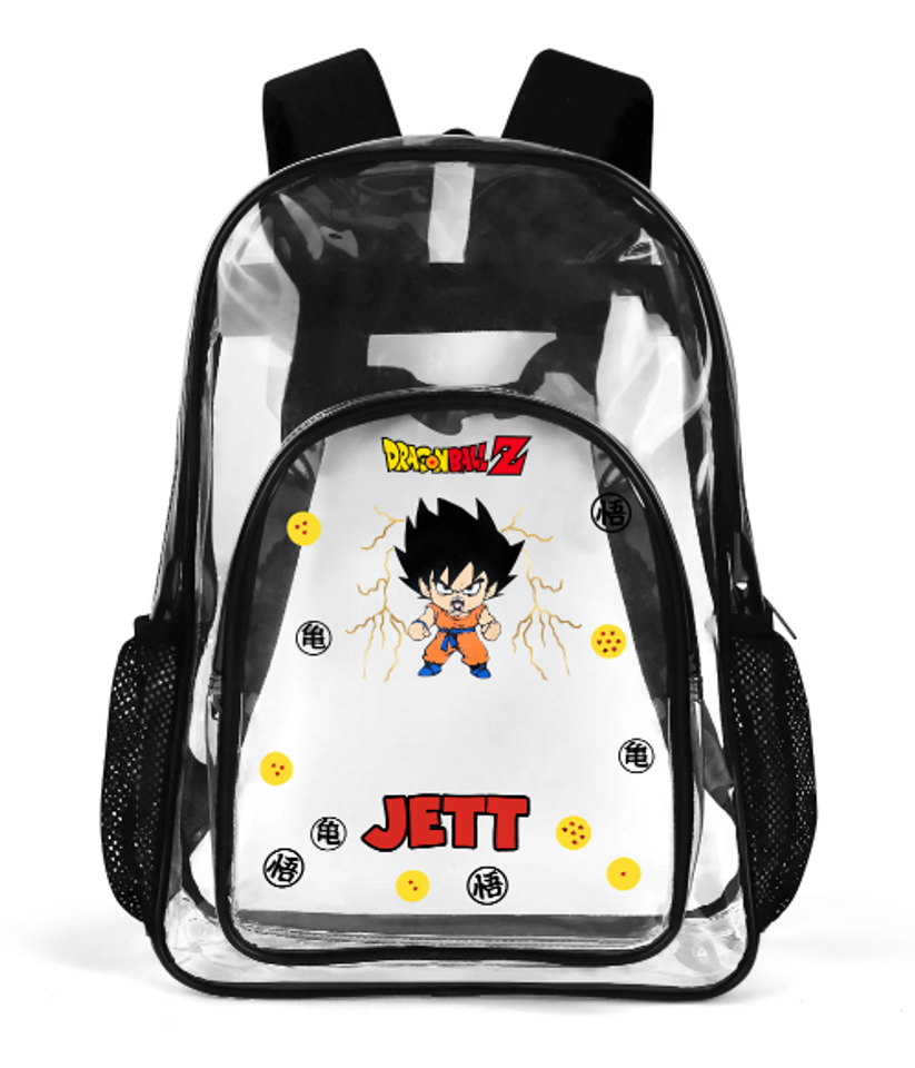 Dragon Ball Z Transparent Backpack