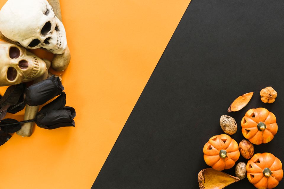 Halloween colors - black and orange